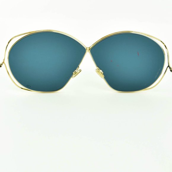 DIOR "Stellaire2" Gold Metal CD Logo Sunglasses mp - Picture 6 of 10